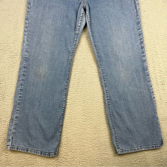 Levis 512 Jeans Womens 14S Blue Perfectly Slimming Straight Denim Stretch Casual - Picture 3 of 16